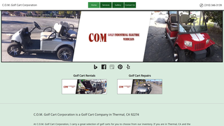 Screenshot of thermalgolfcarts.com