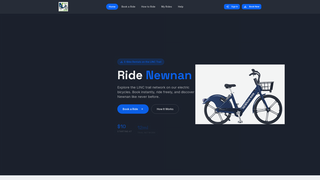 Screenshot of newnanride.com