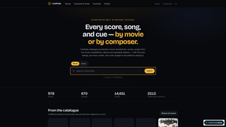 Screenshot of cuefinda.com
