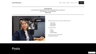 Screenshot of pankratova.org