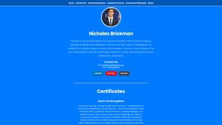 Thumbnail of nicholasbriskman.com
