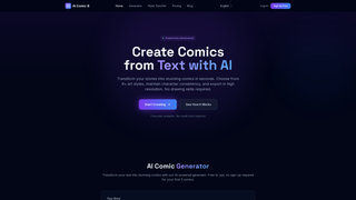 Screenshot of aicomic8.com