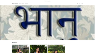 Thumbnail of bhanuthreads.com