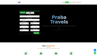 Thumbnail of prabatravels.com