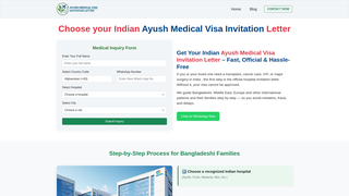 Thumbnail of ayushmedicalvisainvitationletter.com