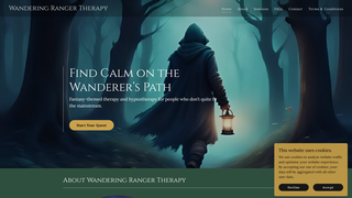 Screenshot of wanderingrangertherapy.com