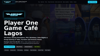 Screenshot of playeronegamecafe.com