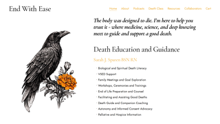 Screenshot of endwithease.org