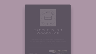 Thumbnail of camscustomwoodshop.com