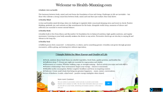 Thumbnail of health-maxxing.com
