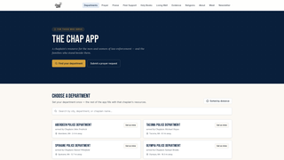 Screenshot of chapapp.org