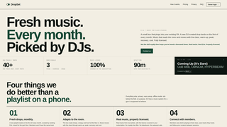 Screenshot of getdropset.com