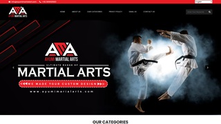 Thumbnail of ayumimartialart.com