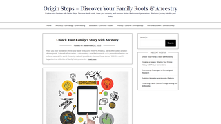 Thumbnail of originsteps.com