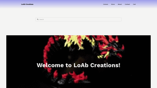 Thumbnail of loabcreations.com