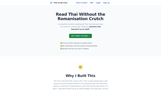 Screenshot of thaiscriptflow.com