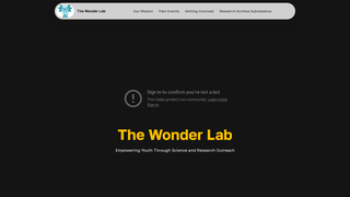 Screenshot of thewonderlab.app