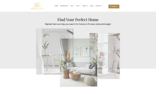 Screenshot of rajinderrealtor.com