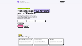 Thumbnail of favoritetransactioncoordinator.com