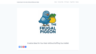 Thumbnail of thefrugalpigeon.com