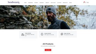 Thumbnail of headwearq.com