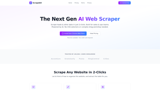 Screenshot of scrapebit.com