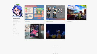 Screenshot of anniefengillust.ca