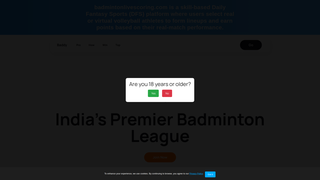 Thumbnail of badmintonlivescoring.com