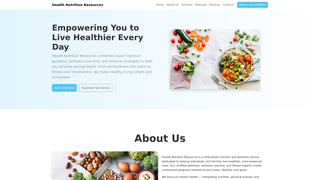 Thumbnail of healthnutritionresources.com