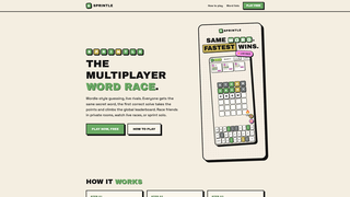 Screenshot of sprintle.app