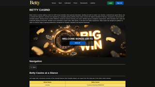 Thumbnail of bettycasino.org
