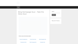 Thumbnail of bingohomepagequiz.com