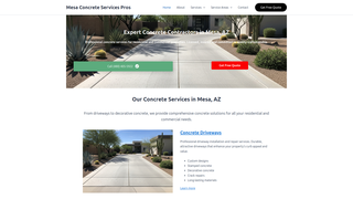 Thumbnail of mesaconcreteservicespro.com