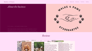 Thumbnail of walks4pawssouth.com