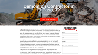 Thumbnail of elpasodemolition.com