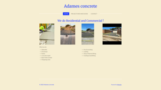 Thumbnail of adamesconcrete.com
