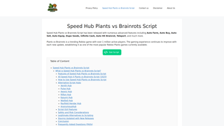 Thumbnail of speedhubplantsvsbrainrots.com