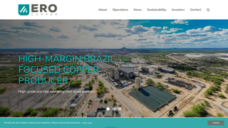Thumbnail of ero-copper.com