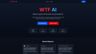 Screenshot of wtfai.ai