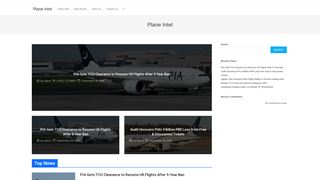 Thumbnail of planeintel.com