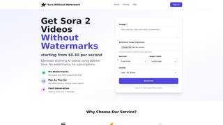 Thumbnail of sorawithoutwatermark.com