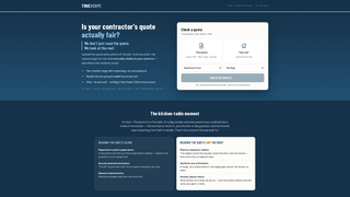 Screenshot of gettruescope.io