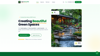 Screenshot of agrogreenvibeindia.com