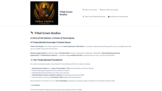 Thumbnail of tribalcrownstudios.org