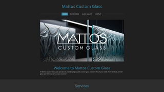 Thumbnail of mattoscustomglass.com