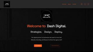 Screenshot of dashdigitalintegrated.com