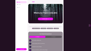 Screenshot of tropesclub.com