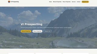 Screenshot of viprospecting.ca