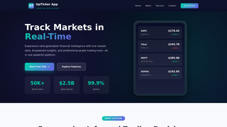 Thumbnail of uptickernews.com