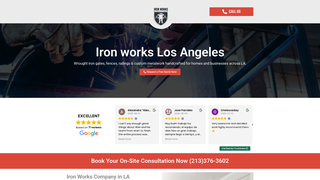 Thumbnail of ironworkslosangeles.com